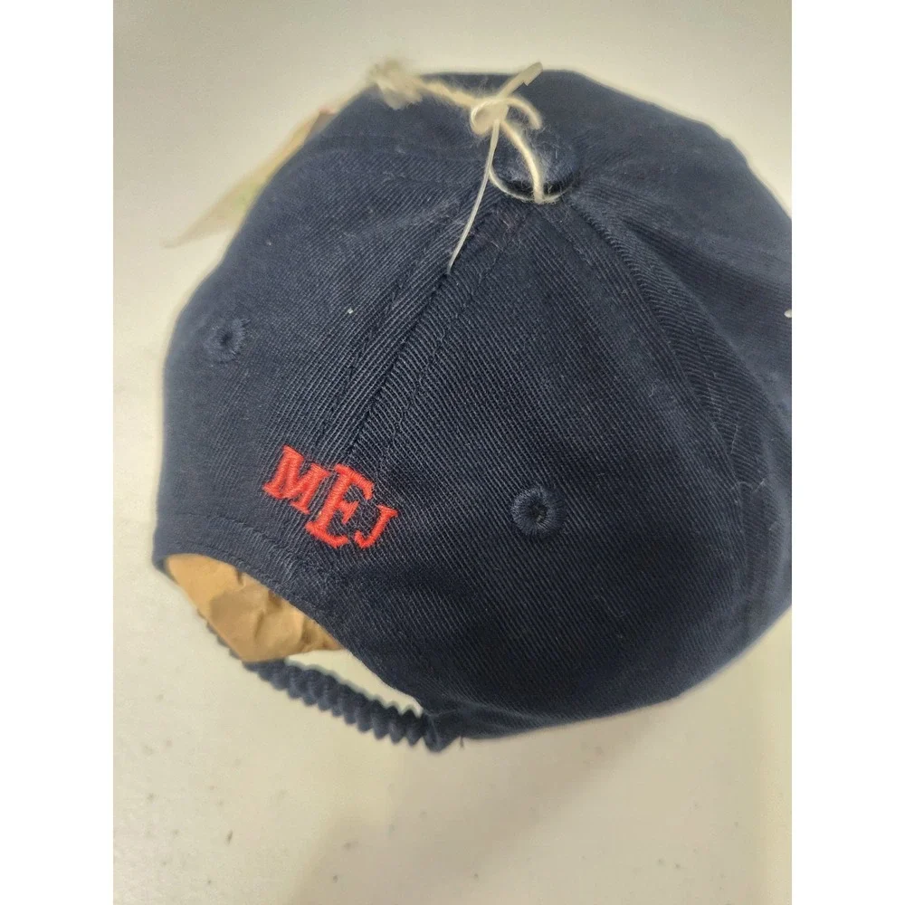 Polo Ralph Lauren Kids Signature Chino Baseball Cap Navy Blue Red Pony NWT